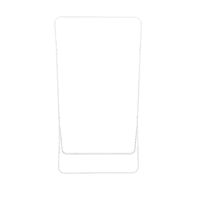 Enkel Metalen Kledingrek 'Niels'