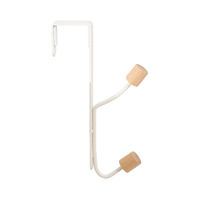 Deurhanger 2 Haken 'Helsinki' - Wit