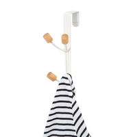 Deurhanger 4 Haken 'Helsinki' - Wit