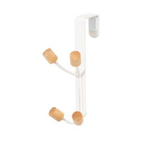 Deurhanger 4 Haken 'Helsinki' - Wit