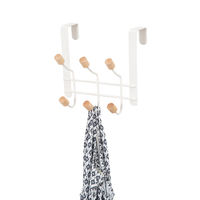 Deurhanger 6 Haken 'Helsinki' - Wit