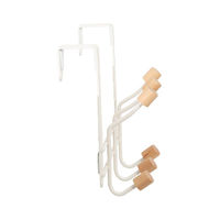 Deurhanger 6 Haken 'Helsinki' - Wit