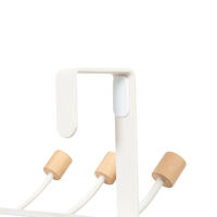 Deurhanger 6 Haken 'Helsinki' - Wit