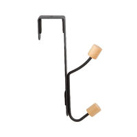 Deurhanger 2 Haken 'Helsinki' - Zwart