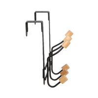 Deurhanger 6 Haken 'Helsinki' - Zwart