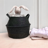 Klein Opbergmand 'Belly' - Grijs