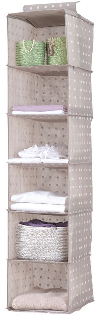 Hangende Kledingplanken Rivoli met 6 vakken