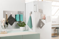 Magnetische Enkele Opberghaken - set van 2 stuks