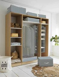 Set van 2 Opbergtassen met Rits 'Missy'