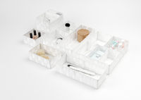 Ladeverdeler 'Stan' met 5 vakken - Wit